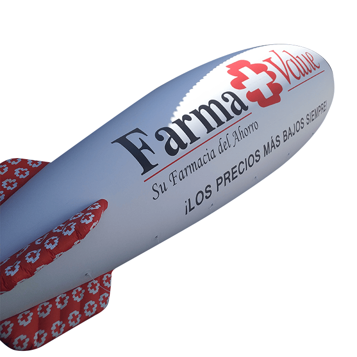 Zeppelin inflable farma